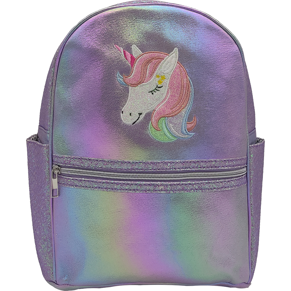 Παιδική Τσάντα Πλάτης Με Glitter & Σχέδιο Unicorn, Μωβ