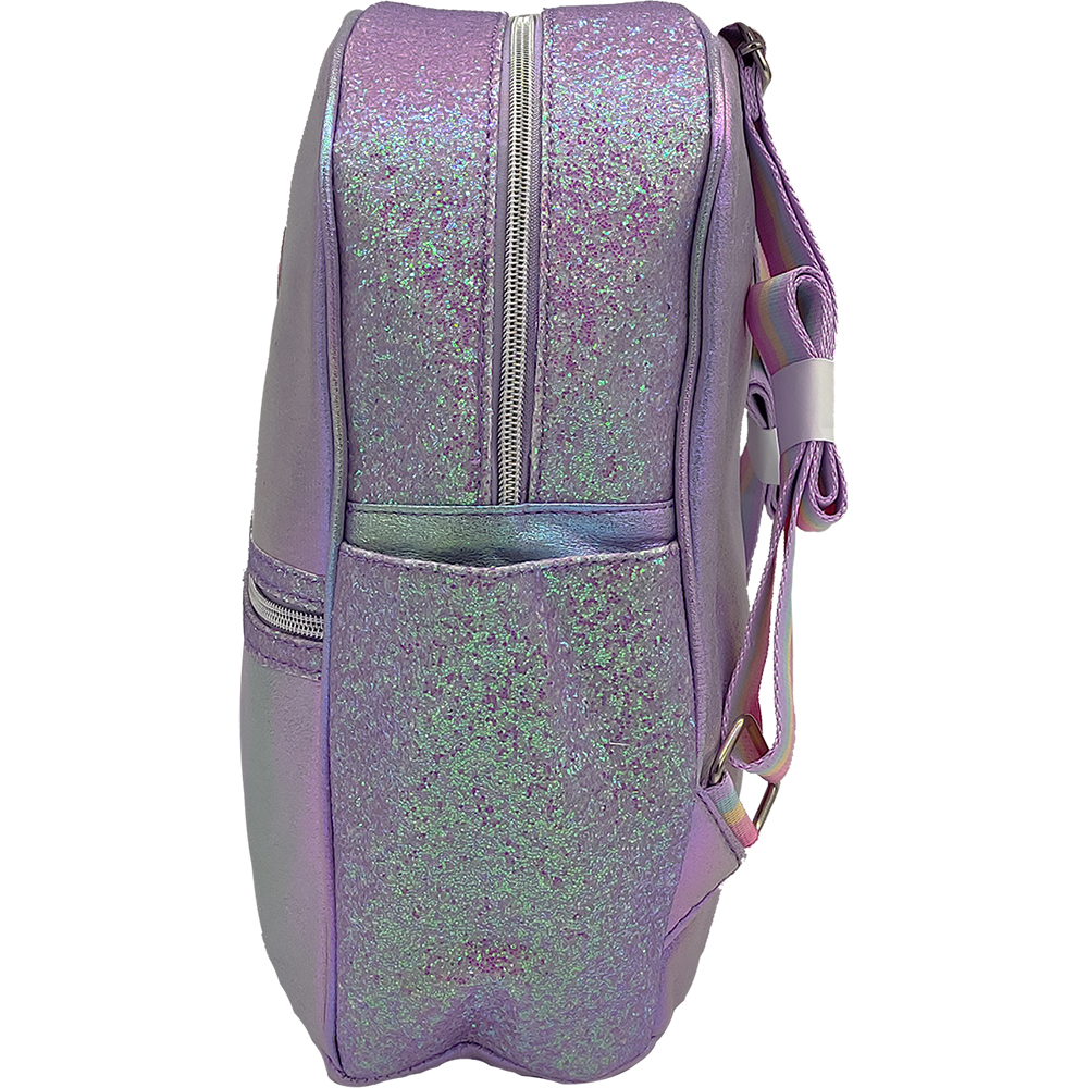 Παιδική Τσάντα Πλάτης Με Glitter & Σχέδιο Unicorn, Μωβ