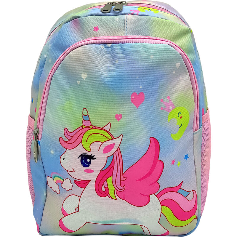 Παιδική Τσάντα Πλάτης Με Σχέδιο Unicorn, Μαλακή, Πολύχρωμη