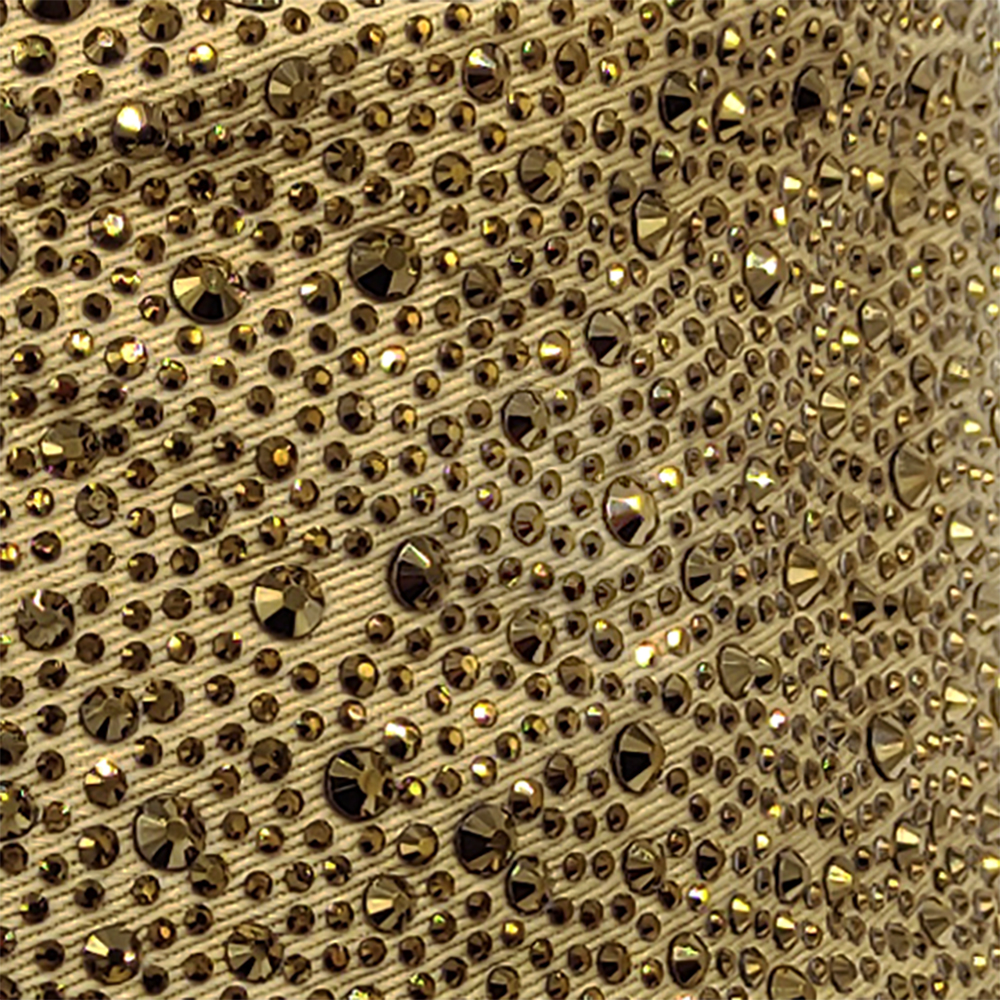 Καπέλο Γυναικείο Με Στρας, Κώνος, Βαμβακερό - Χρυσό