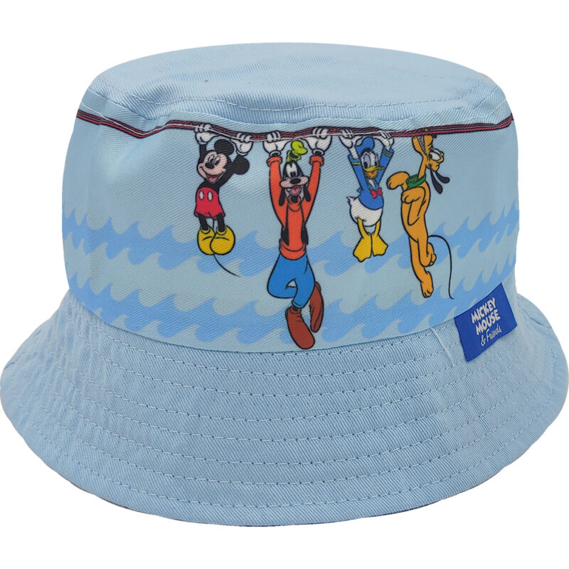 Παιδικό - Βρεφικό Καπέλο Bucket Υφασμάτινο Mickey Mouse - 50 - Γαλάζιο