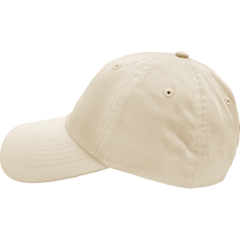 Unisex Καπέλο Jockey Υφασμάτινο, Βαμβακερό, Ρυθμιζόμενο Μέγεθος Με Χρατς, Μονόχρωμο - Μπεζ