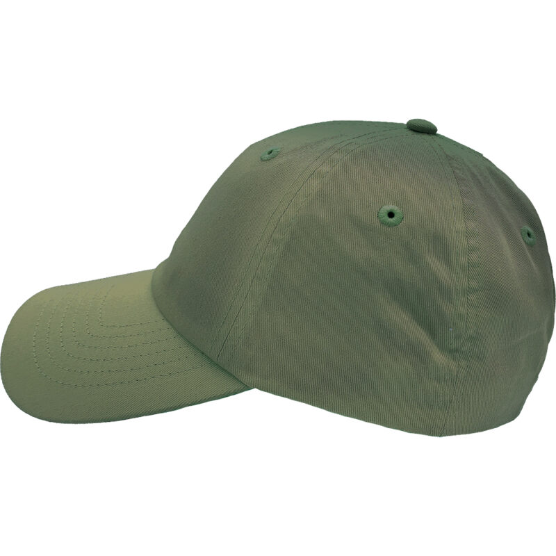 Unisex Καπέλο Jockey Υφασμάτινο, Βαμβακερό, Ρυθμιζόμενο Μέγεθος Με Χρατς, Μονόχρωμο - Χακί