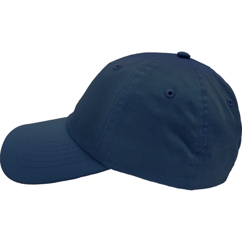 Unisex Καπέλο Jockey Υφασμάτινο, Βαμβακερό, Ρυθμιζόμενο Μέγεθος Με Χρατς, Μονόχρωμο - Μπλε Σκούρο