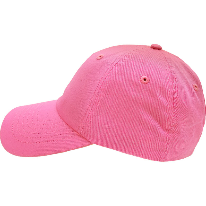 Unisex Καπέλο Jockey Υφασμάτινο, Βαμβακερό, Ρυθμιζόμενο Μέγεθος Με Χρατς, Μονόχρωμο - Ροζ Ανοιχτό