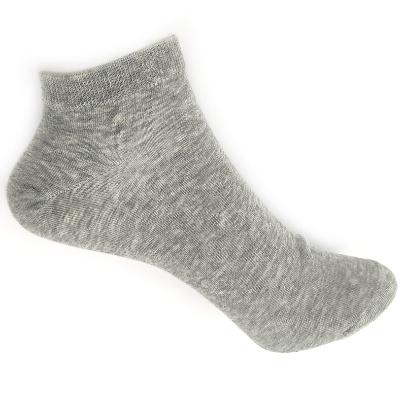Unisex Κάλτσες Κοντές, Βαμβακερές, Μονόχρωμες, 1 Ζευγάρι, Νο.41-46, Γκρι Ανοιχτό