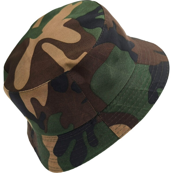 Καπέλο Unisex Bucket Παραλλαγής, Κώνος Υφασμάτινος, 60 - Καφέ Σκούρο