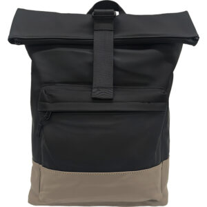 Unisex Σακίδιο Πλάτης Rolltop, Αδιάβροχο Με Ανατομική Πλάτη - Μαύρο