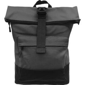 Unisex Σακίδιο Πλάτης Rolltop, Αδιάβροχο Με Ανατομική Πλάτη - Γκρι Σκούρο