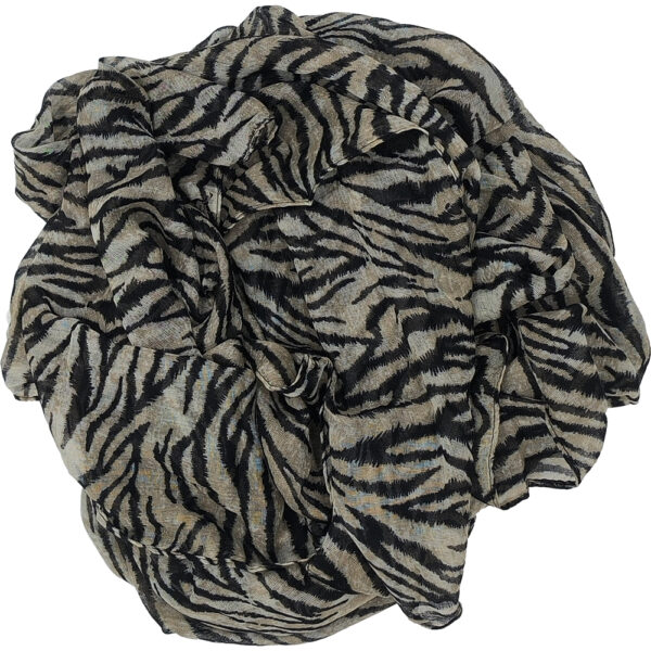 Γυναικείο Φουλάρι Λεπτό, Animal Print, Τιγρέ - Μπεζ