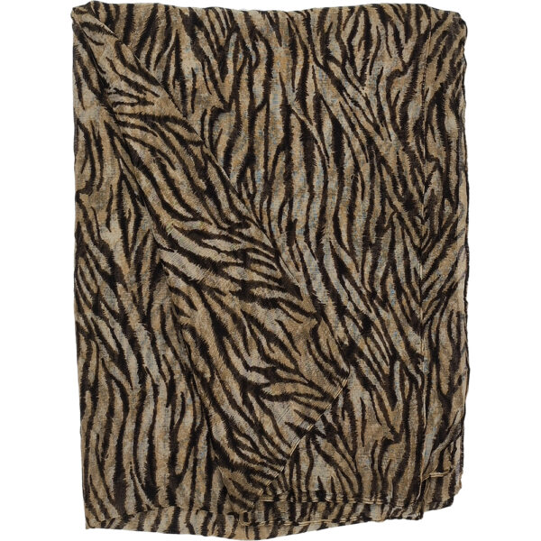 Γυναικείο Φουλάρι Λεπτό, Animal Print, Τιγρέ - Καφέ Ανοιχτό