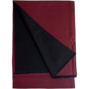 Ανδρικό Κασκόλ Κλασσικό, Δύο Όψεων, Κόκκινο Με Μαύρο
