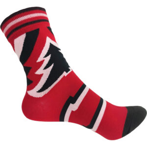 Unisex Κάλτσες Χριστουγεννιάτικες, Μακριές, Βαμβακερές, 1 Ζευγάρι, Σχέδιο 2, Νο.36-41, Κόκκινο