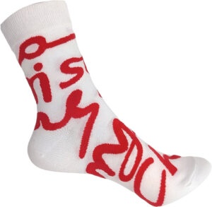 Unisex Κάλτσες Χριστουγεννιάτικες, Μακριές, Βαμβακερές, 1 Ζευγάρι, Σχέδιο 1, Νο.36-41, Άσπρο