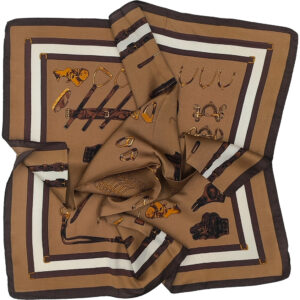 Unisex Μαντήλι Λαιμού Χειμερινό Με Σχέδια Αξεσουάρ Ιππασίας - Καφέ Ανοιχτό