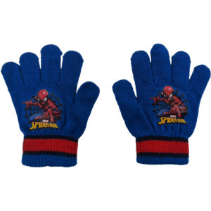 Παιδικά Γάντια Πλεκτά Classic, Spideman, One Size, Γαλάζιο