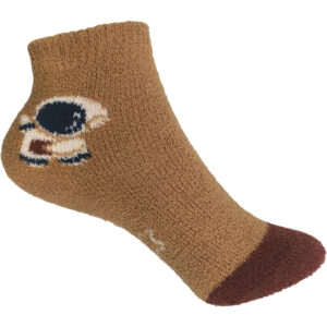 Παιδικές Κάλτσες Προβατάκι, Ζεστές, Με Σχέδιο Αστροναύτη, 1 Ζευγάρι, Νο.16-22, Κροκό