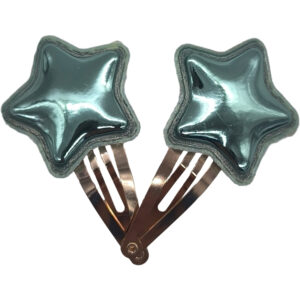 Σετ Παιδικά Κοκαλάκια, Μεταλλικά Πιαστράκια, Αστέρια, Μπλε