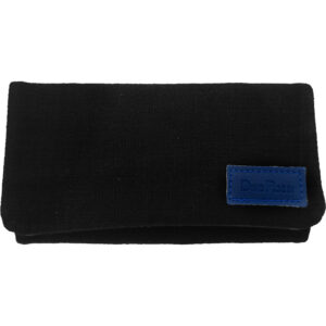 Καπνοθήκη Unisex Χειροποίητη Ελληνική, Κλείνει Με Μαγνήτη, Ύφασμα Jean & Vegan Δέρμα - Μπλε