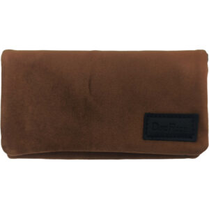 Καπνοθήκη Unisex Χειροποίητη Ελληνική, Κλείνει Με Μαγνήτη, Ύφασμα Καστόρι & Vegan Δέρμα - Καφέ