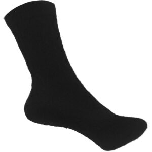 Γυναικείες Κάλτσες Χνουδωτές Μακριές, Μονόχρωμες Με Ανάγλυφο Σχέδιο, 1 Ζευγάρι, Νο.36-41, Μαύρο