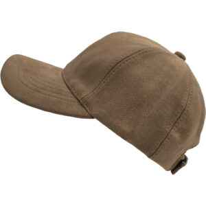 Γυναικείο Καπέλο Jockey Suede, Ρυθμιζόμενο Μέγεθος, Καμηλό