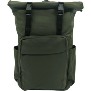 Unisex Σακίδιο Πλάτης Rolltop, Μεγάλο, Αδιάβροχο Με Ανατομική Πλάτη, 27lt - Πράσινο Λαδί