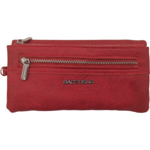 Γυναικείο Πορτοφόλι, Μεσαίο, Με Πολλές Θήκες - Κόκκινο
