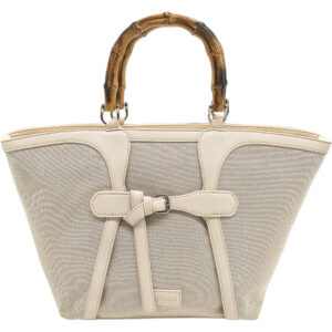 Γυναικεία Τσάντα Χειρός, Με Ιδιαίτερες Λαβές, Καλοκαιρινή - Μπεζ