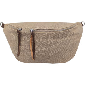 Γυναικεία Τσάντα Χιαστί / Ώμου, Πολύ Μεγάλη Μπανάνα Στήθους, Στυλ Boho Από Γιούτα, Μπεζ