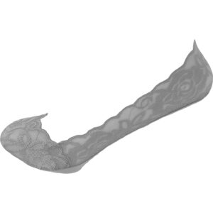 Γυναικεία Καλτσάκια Σουμπά, Σοσόνια Δαντέλα Με Βαμβακερή Πατούσα & Σιλικόνη Σε Όλο Το Τελείωμα, 1 Ζευγάρι, Νο.36-41, Γκρι Ανοιχτό