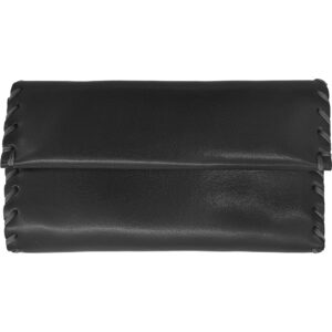 Καπνοθήκη Unisex - Vegan Δέρμα - Κλείνει Με Κούμπωμα - Γκρι Σκούρο