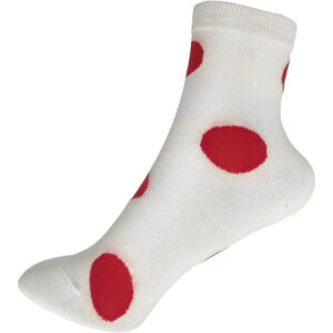 Παιδικές Κάλτσες Βαμβακερές, 1 Ζευγάρι, Με Πουά Σχέδιο, Νο.24-29, 4-8 Ετών, Άσπρο