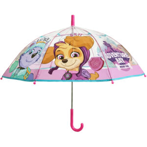 Παιδική Ομπρέλα Βροχής Μπαστούνι, Τα Κορίτσια του PAW PATROL - Ροζ Φούξια